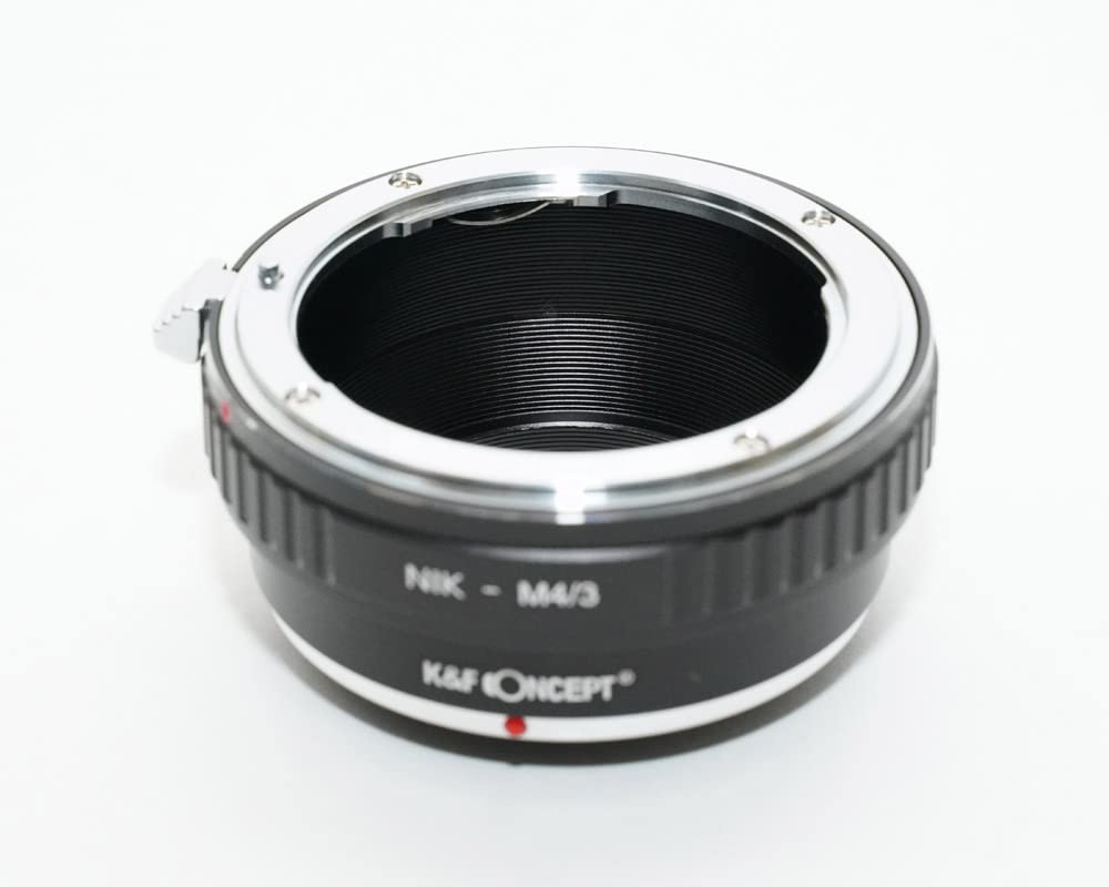 Nikon AI Lens To Micro Four Thirds Mount Adapter with Lens Cloth K&F M4/3 NF-M43 (KFM43)