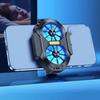 Air Cooling Mobile Phone Cooler With Blue Light Dual Fan Radiator  Cell Phone