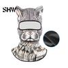 Cycling Face Mask 3D Animal with Ears, Breathable Ice Silk Balaclava for Moisture Wicking Spring Summer, Quick Drying UV Protection Full Cover