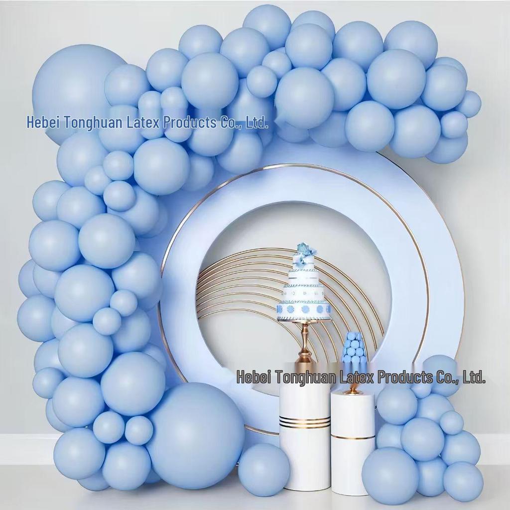 Conjunto de Balões Macarons Matte e Metálicos para Decorações de Festa de Aniversário Multicena