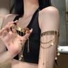 Sweet Fringe Open Bangles Exquisite Upper Arm Cuff Upper Armband Hand Jewelry  Women