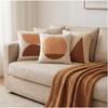 Moderne geometrische getuftete Kissenhülle Minimalistische abstrakte Form Kissenbezug für Sofa Schlafzimmer Wohnzimmer Heimdekoration