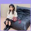 Korean Style Fashionable Mini Pu Bag For Kids In Vintage Design Perfect For Girls
