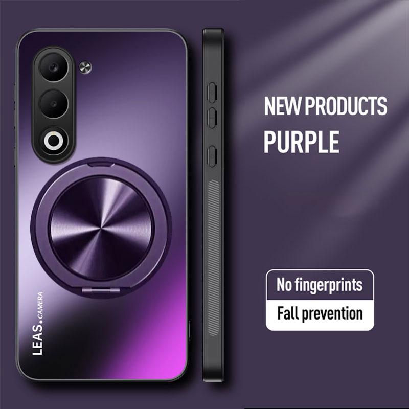 

Магнитный чехол для OPPO A5 Матовый Противоударный 360° Вращающийся Чехол-подставка с кольцом для OPPO A5X A5 Pro A3X A3 A2 A80 A60 A40 Жесткий чехол Oppo A60 5G