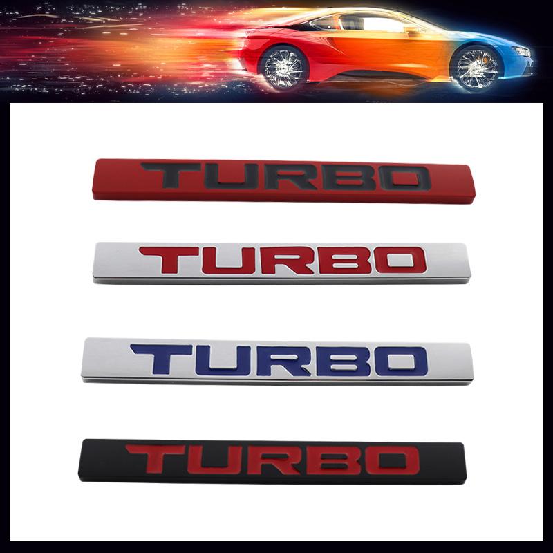 3D Premium TURBO for i-VTEC car Hood Fender trunk Rear Bonnet Nameplate Decal Emblem Badge Sticker