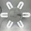 Crystal Style Dimmable LED Fan Light with Remote Control, E27 Screw Base for Home, Bedroom, and Dormitory.