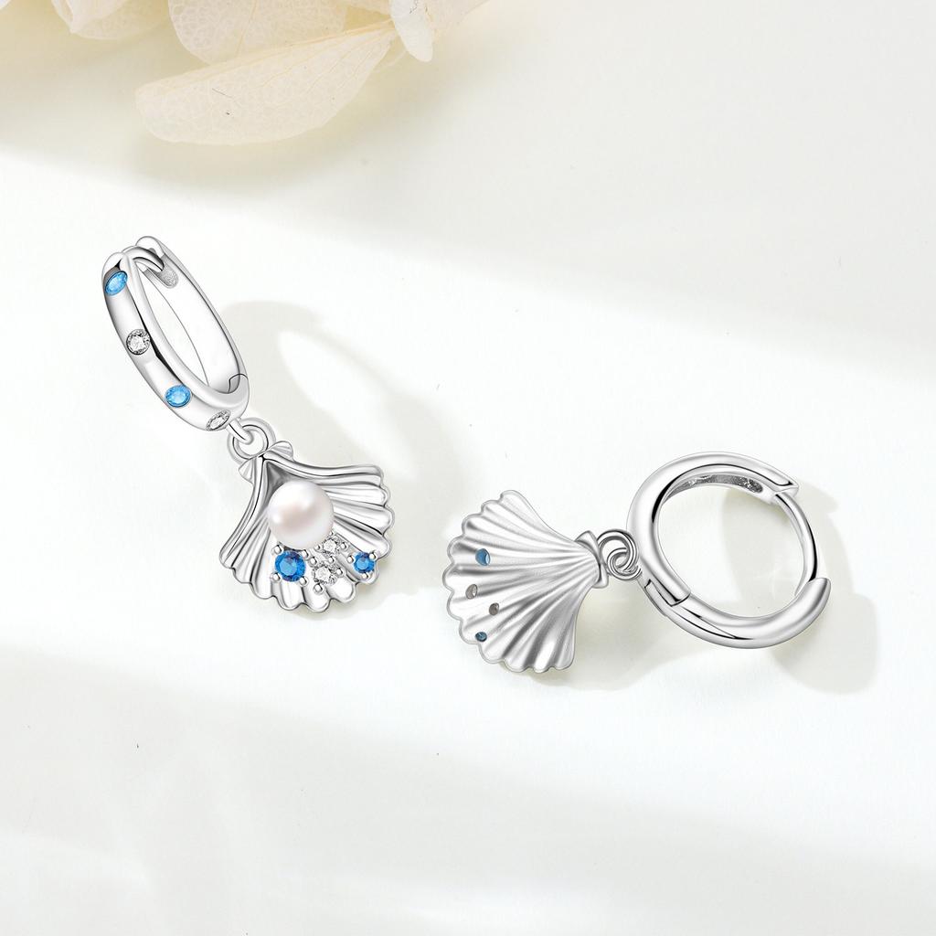 Cute Marine Animal Earrings Dolphin Turtle Shell Cat Design Stud Dangle Hoop Earrings For Women Girls