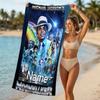 Customizable personalized beach towels Michael Jackson themed designs.Suitable for the beach, yoga, sports;ideal as beach accessories