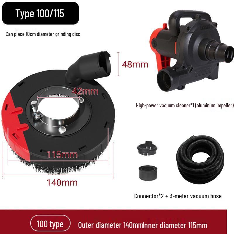 Angle Grinder Dust Collection Cover for Dust-Free Cutting and Polishing