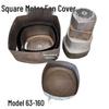 Square Fan Cover G112/132 with Four-Hole Protective Shell for 2.2-7.5KW Motor Blades
