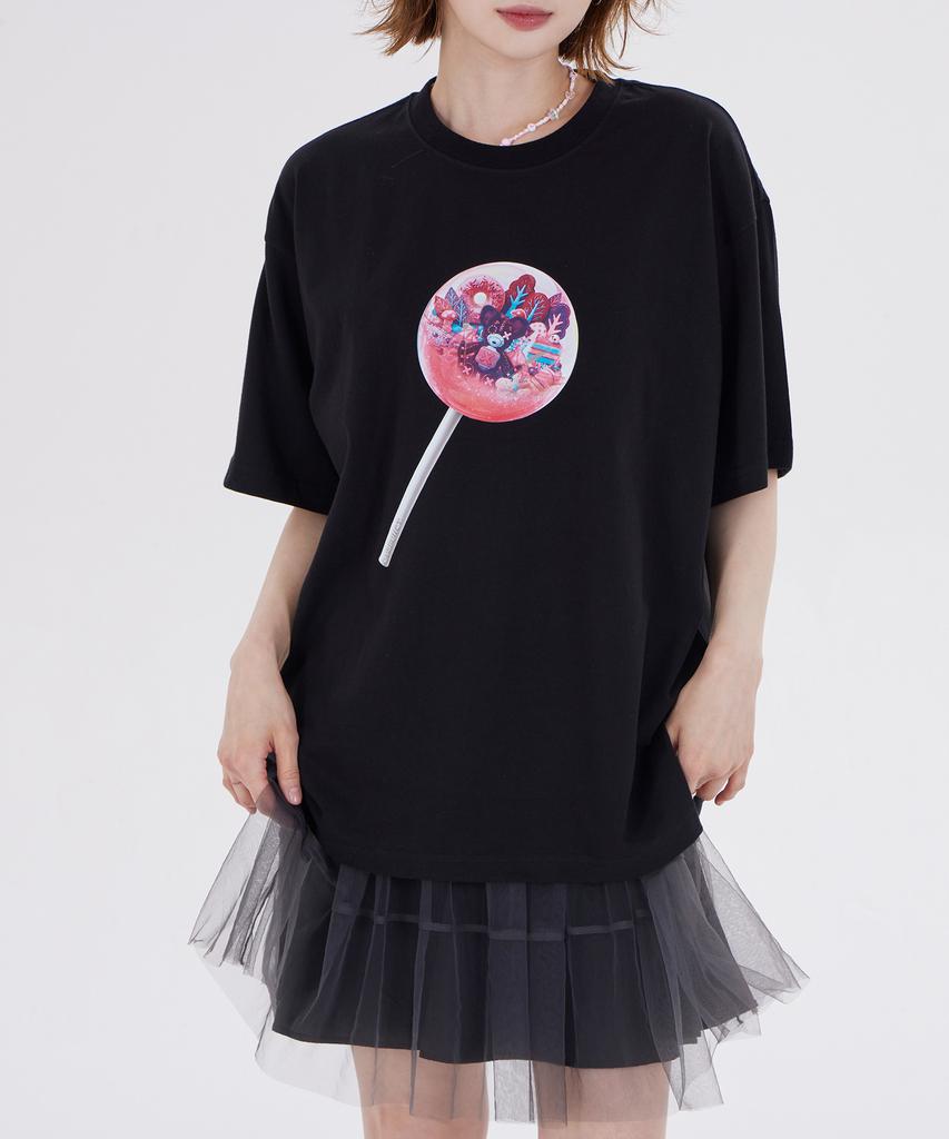 DYSFUNCT Broken Bear Gacha Candy T-Shirt(Black)