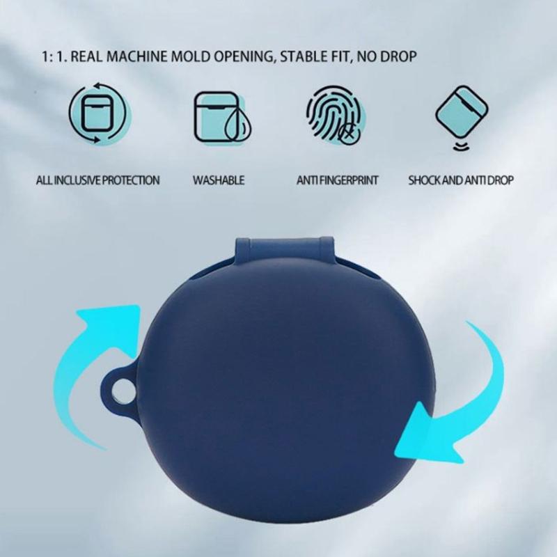 Earphone Protective Case Compatible for T13 ANC2 Cover Shockproof Shell Washable Silicone Housing Anti Dust Sleeve Frame