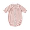 De Tereko Face Flower Garden All Snap Newborn Baby Cotton Made In Japan Autumn and Winter [Cream Coco] Two-Way [Crotch Replacement/2way] 100% [Spring,