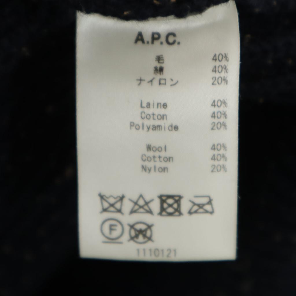 A.P.C. Long Sleeve Sweater S Navy Knit Men's Used