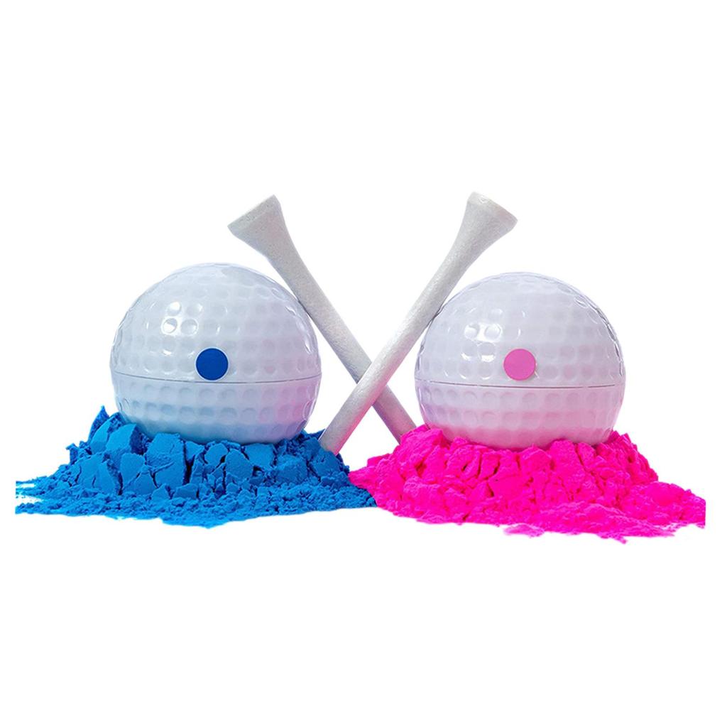 Gender Reveal Golf Balls, Exploding Balls Set, Pink and Blue, Supplies, Ideas,