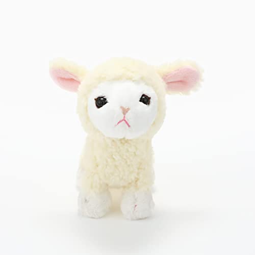 SunLemon Fluffy Sheep Small 15x16x15cm Plush Animal P-8501