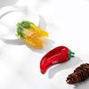 Hair Claw Corn Pepper Design Back Head Shark Clip Easy Hold No Slip Updo Hair Styling Tool Hair Accessory