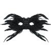 Cosplay Halloween Eye Mask Large Horn Gothic Mask Halloween Feather Masks  Halloween Carnival