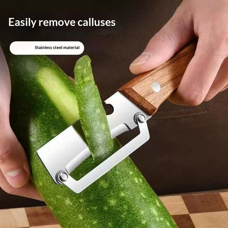 2Pcs Multifunction Stainless Steel Vegetable Peeler Kitchen-Specific Peeler For Cut Onions Fruit Melon Sugarcane Scraping Tools