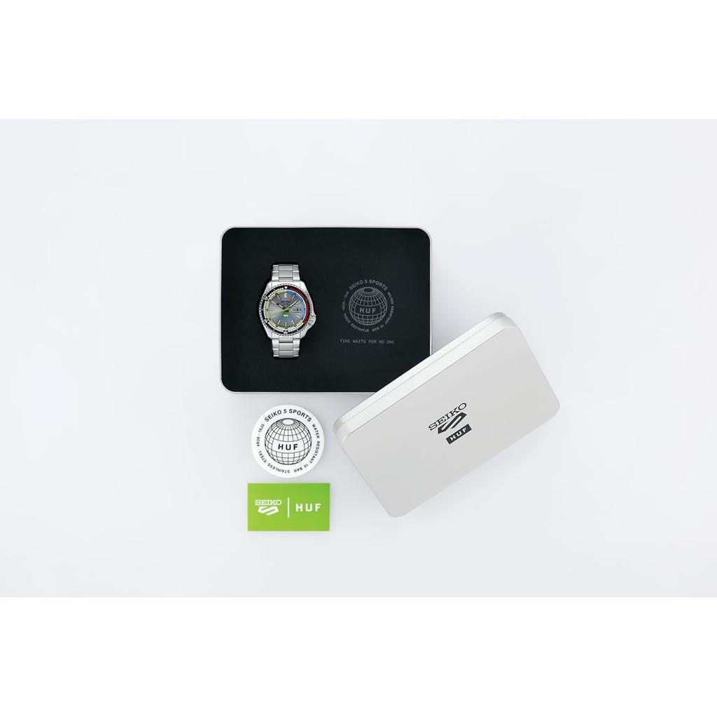 Automatic Watch Five Sports HUF Collaboration Limited SBSA279 Silver [Seiko Watch] Men's