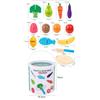 Wooden Wooden Pretend Toy Simulation Cutting Fruit Vegetable Set Fruit Cutting Toy  Children Play