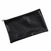 Waterproof Pencil Pouch Faux Leather Bank Deposit Bag Practical Money Cash Case  Office Storage