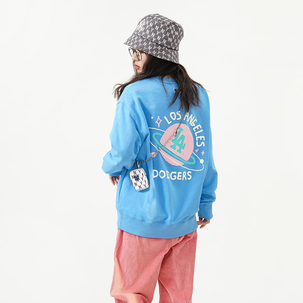 New MLB Los Angeles Dodgers Sweatshirts Unisex Blue 3AMTL0121-07BLS