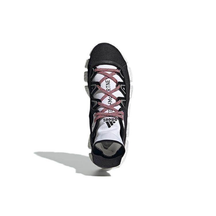 Stella McCartney X Adidas Climacool Vento Retro Materiał Odporne na poślizg Trwałe Niskie Buty do biegania maratońskiego Damskie sneakersy Czarny Szary GY2698