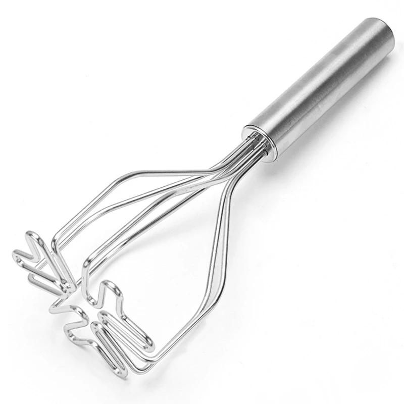 Kitchen Gadget Creative Mud Press Masher Puree Juice Maker Stainless Steel Potatoes Crusher Pusher Fruit Tools