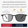 Unisex Photochromic Bifocal Reading Glasses Ultra-Lightweight Blue Light-Blocking Presbyopia Glasses Outdoor Sports Goggles