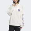 adidas Neo CNY Three Stripes Pattern Print Hoodie Sweatshirt Women Tops Off-White HM7483