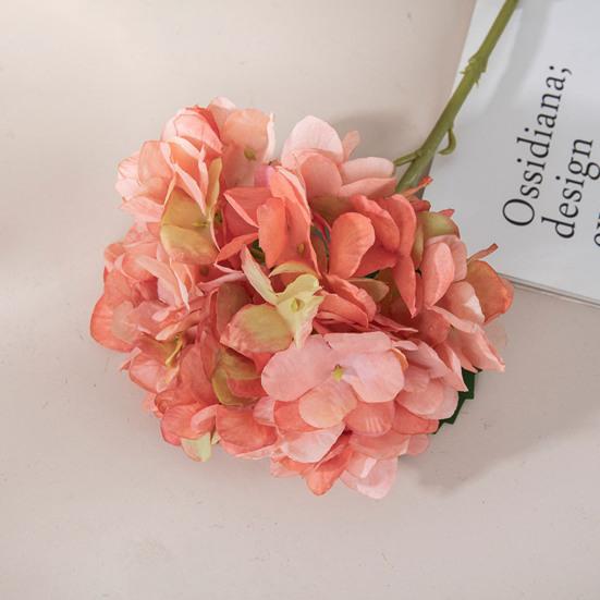 Simulation Hydrangea Beautiful Single Branch Non-withering Artificial Hydrangea Flower Wedding Hand Fake Hydrangea Flower Simulation Hydrangea