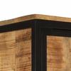 Bathroom Cabinet 40x27x180 cm Iron and Solid Mango Wood