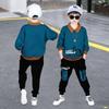 Boys Clothes Fashion Children's Autumn  Boys Sport Hoodie+pants Two-piece Set 8 9 10 12 13 14 Years Cotton Kids Clothes
