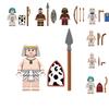 Children's Assembly Toy Intelligent And Educational Egyptian Spear Infantry Pharaoh Guard Building Blocks