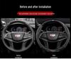 Cadillac Steering Wheel Cover for SRX/CT5/XTS/ATSL/XT5/XT6 - Alcantara & Carbon Fiber