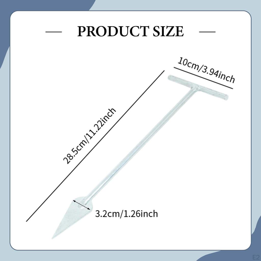 Barbecue Fire Awl Stainless Steel Reusable Portable Outdoor Camping Cooking Tool for Fireplace