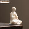 Zen Ungefesselt Buddha Charakter Tee Haustier Handgefertigt Kleiner Blumentopf Landschaftsgestaltung Tee Figur Spielzeug Mini Tee Statue Ornamente