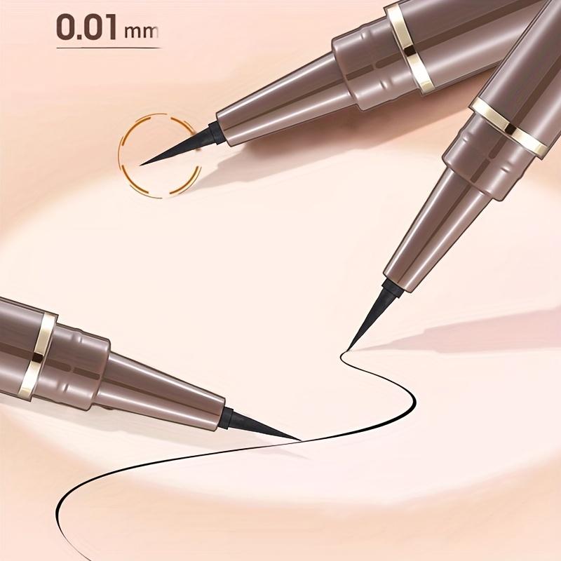 Ultra-Fine Waterproof Liquid Eyeliner Pen - Long-Lasting, Smudge-Proof, Sweat-Resistant, Quick-Dry Formula