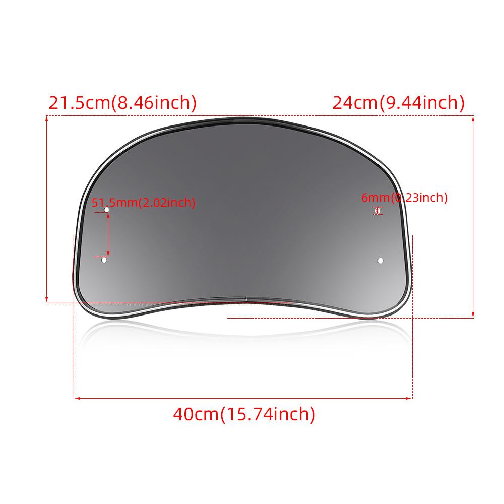 Motorcycle Windshield Universal Scooter Windscreen Wind Deflector Screen Windshield Spoiler Air Deflector