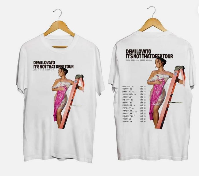 It’s Not That Deep Tour 2026 Demi Lovato Maglietta T-shirt Concerto Pop