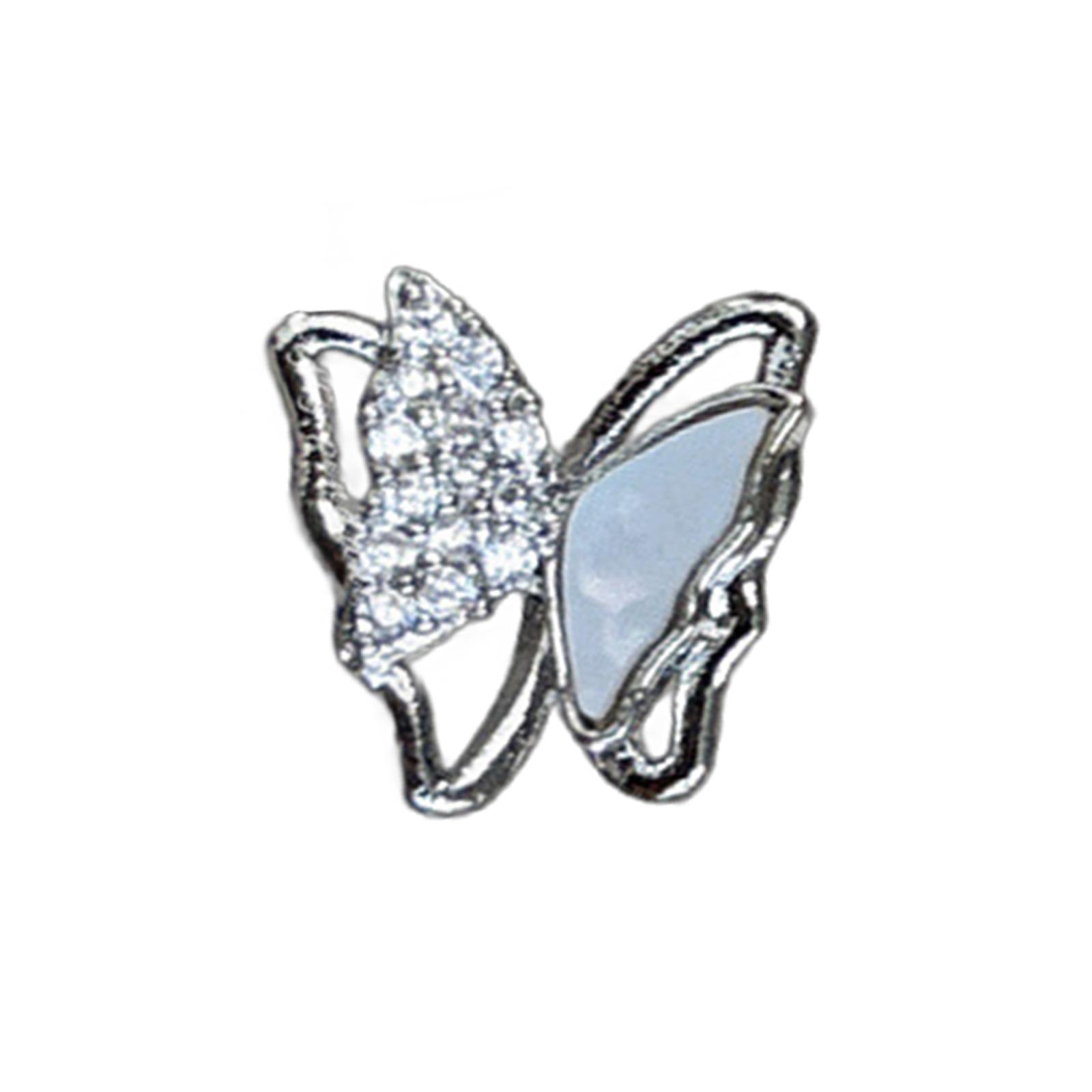 

3D бабочка Стразы для ногтей Украшения для ногтей Металлические гвоздики для ногтей Украшения для ногтей Дизайн красоты для ногтей Подвески Подвески для ногтей Подарки 4