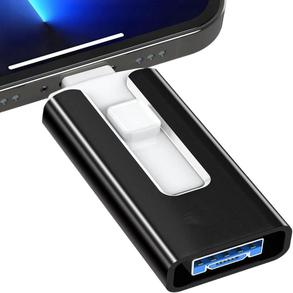 Stick USB 3-în-1 pentru Mobil și Android cu Capacitate Mare și Adaptor