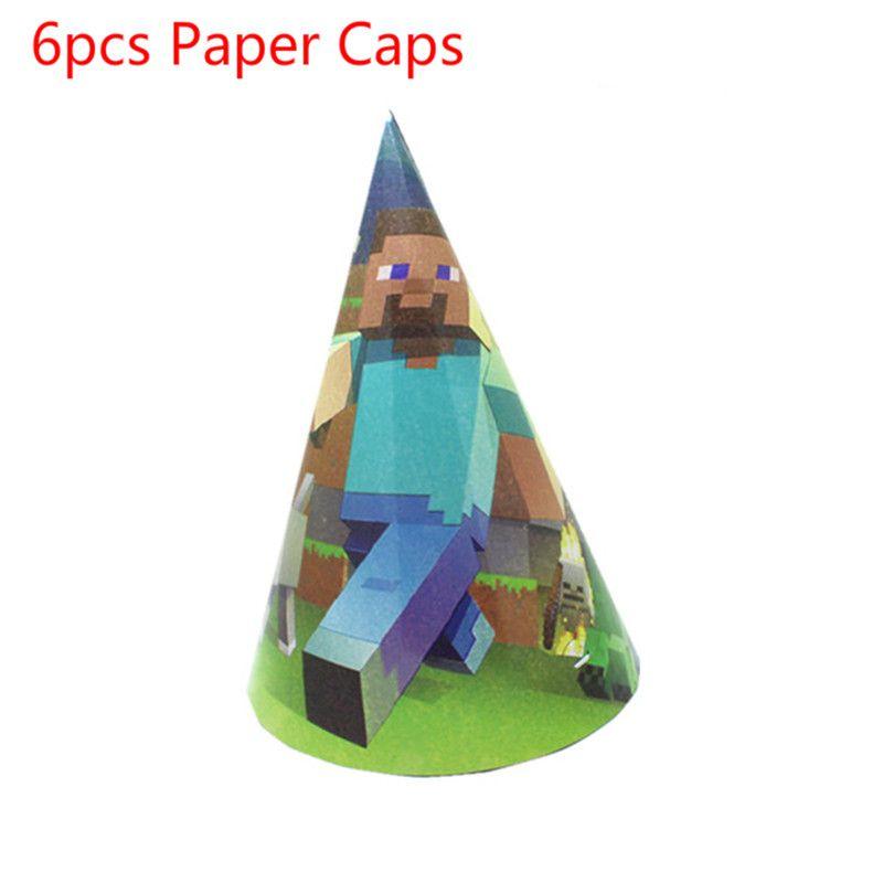 Shower Minecraft Baby Birthday Party Supplies Decoration Tableware Disposable