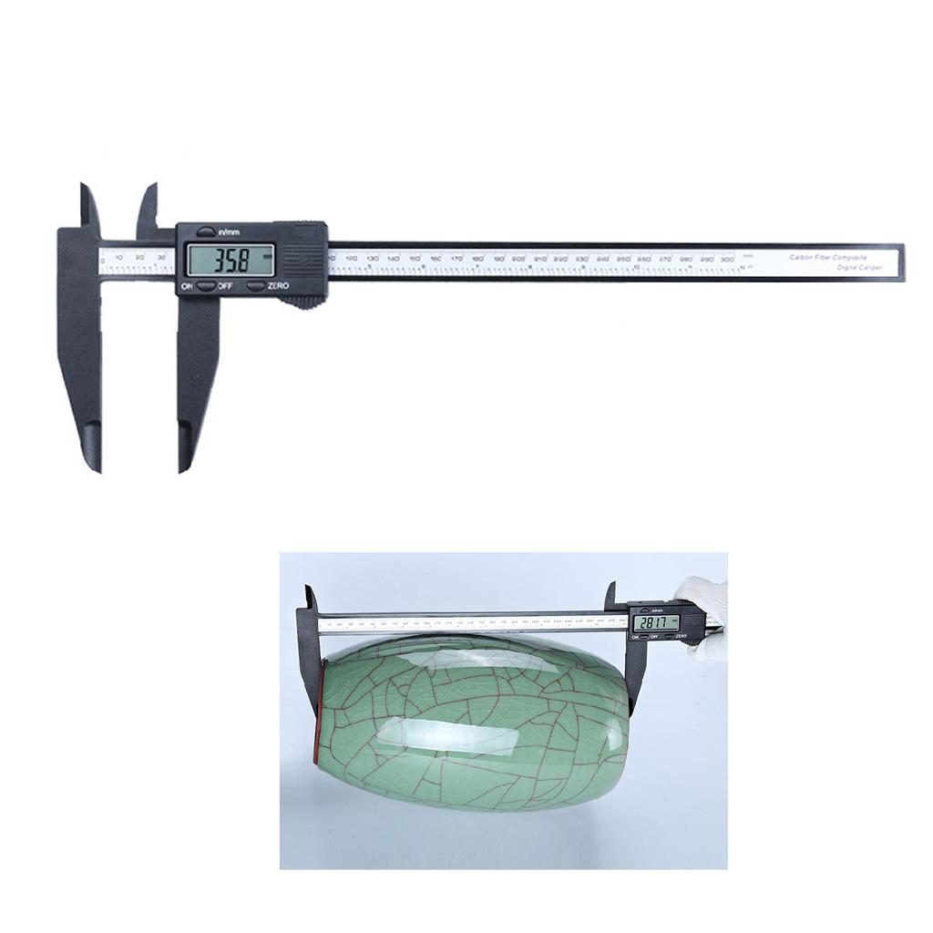 12inch 300mm Electronic Digital Caliper Big LCD Plastic Digital Vernier Caliper Micrometer Gauge Measuring Instrument