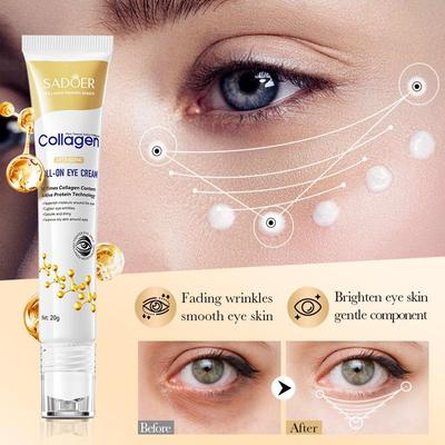 SADOER Collagen Anti-Wrinkle Walking Eye Cream Moisturizes Around Eye Cream