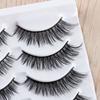 Fashion Multilayer Glam Wispy Fluffy False Eyelashes Natural Long Thick Cross Extension Tools
