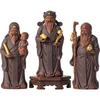 Ceramics Fulu Longevity Star sculptures and figurines Chinese mythological figures  Home Room Office Wealth Luck Feng Shui Decor