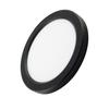 LED ceiling lamp, surface-mounted flat light fixture, 24W, 4000K, black
