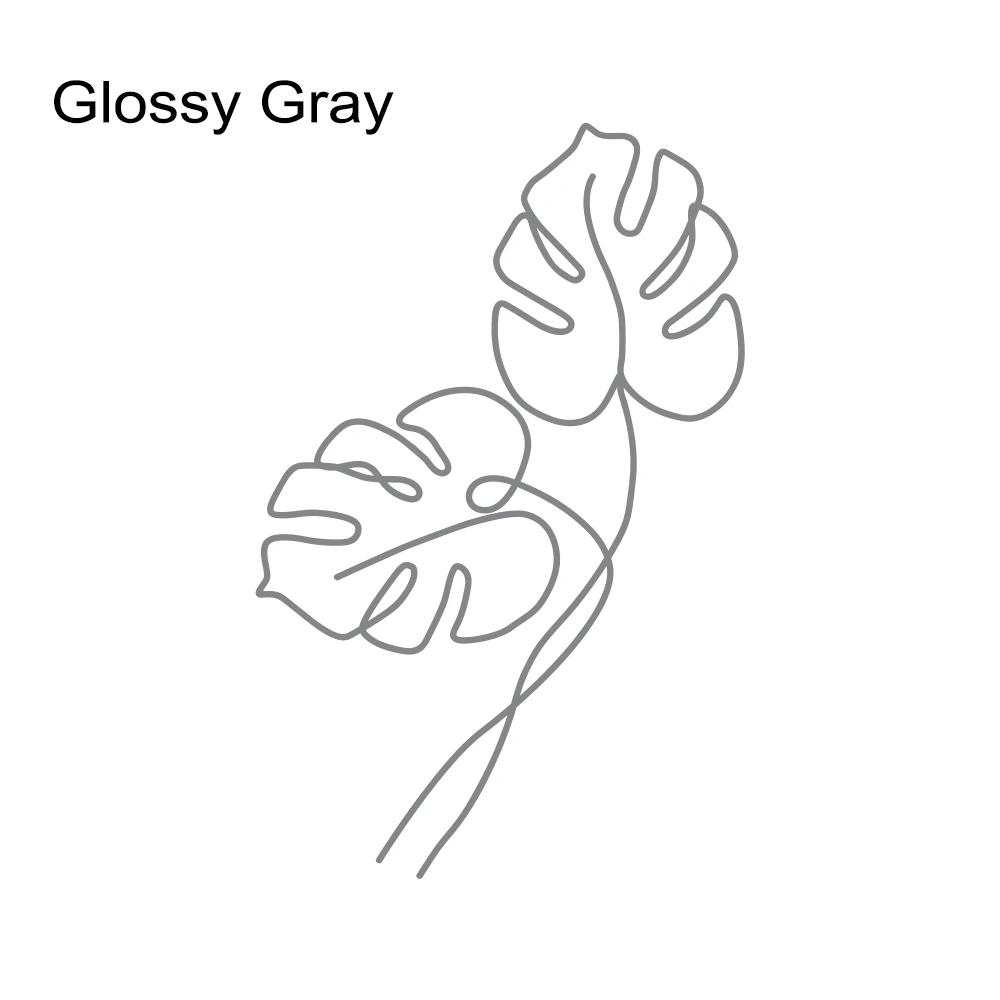 Leaf Sticker Monstera Leaf Car Window Graphics Truck Windshield Body Laptop Vinyl Decal Waterproof Plant Lover Decor Accessories